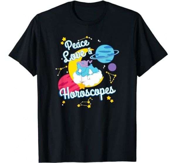 Care Bears Bedtime Bear Peace Love Horoscopes Vintage T-Shirt Care Bears Bedtime Bear Peace Love Horoscopes Vintage T-Shirt